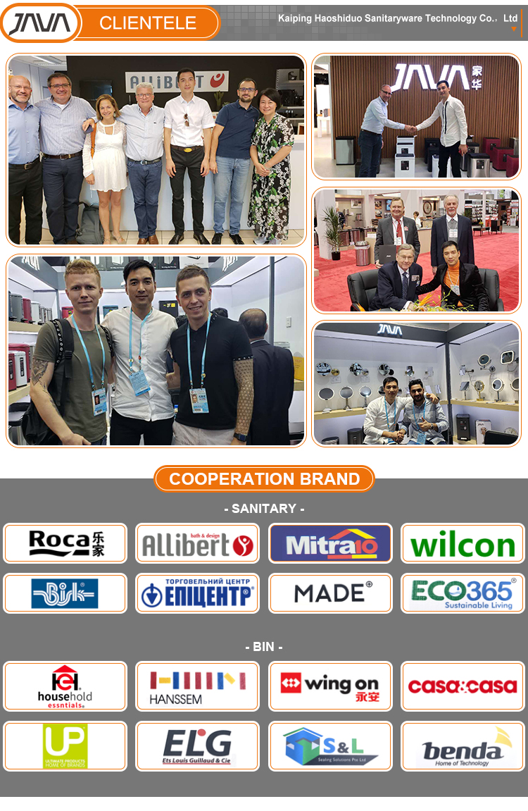 JAVA Wholesale Smart sensor rectangular home smart products smart waste bin Automatic trash cans