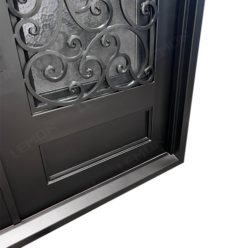 Discount Safety Entry Front Wrought Iron Door