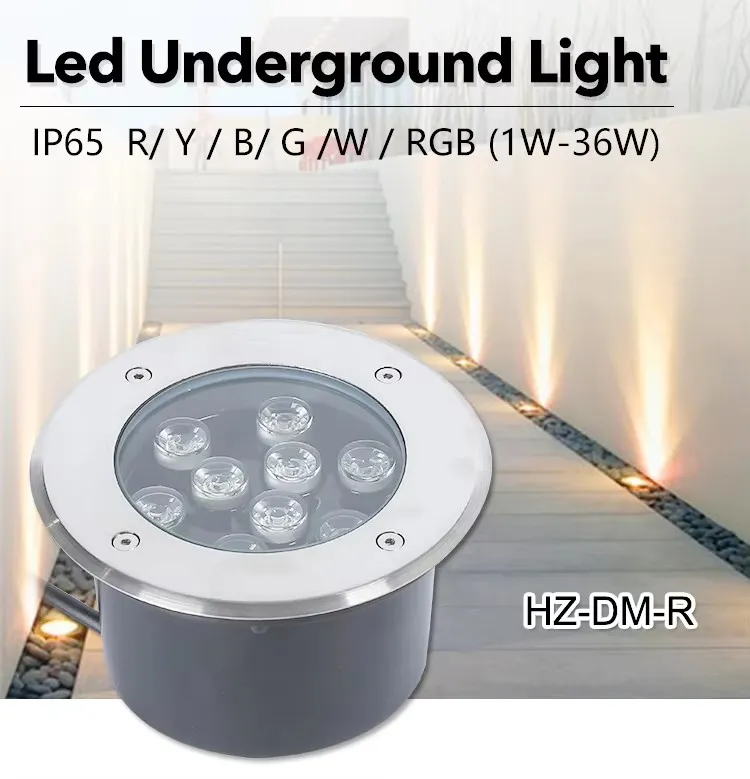 Colorful RGB Underground LED Lighting with Remote Control