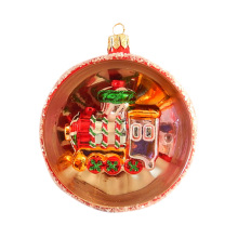 Yangzhou Artdragon wholesale personalized customized Xmas tree hanging glass christmas baubles ornament balls