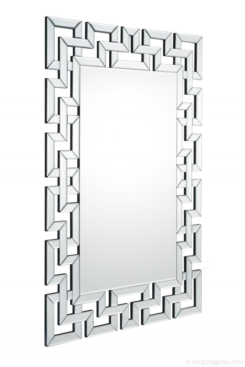 Miroir transparent rectangulaire miroir suspendu