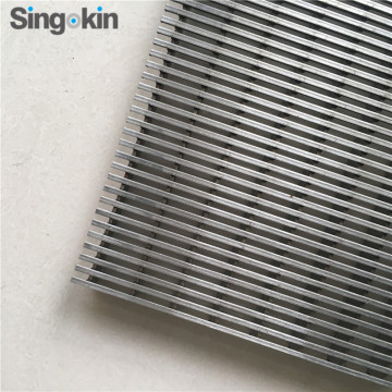 Wedge Wire Screen Filter: Stainless Steel 304 316 Curved Parabolic Run-Down Screen