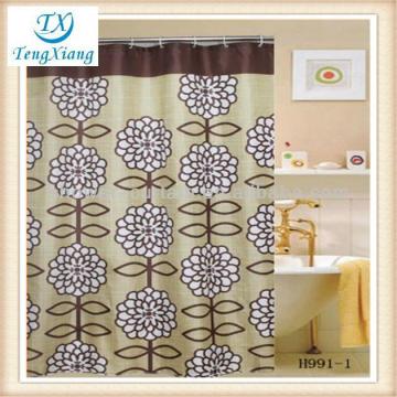 western high quality custom printed shower curtain