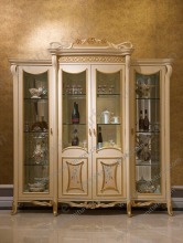 Royal style furniture Oriental furniture Wooden Crockery Cabinet