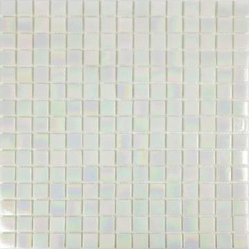 Linea oro tessere di mosaico in vetro moderno bianco arcobaleno