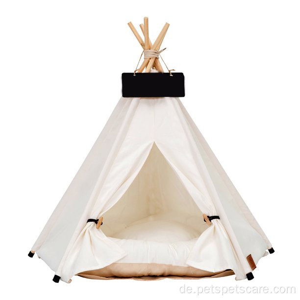 Hundehaustiere Haustier Tipi Bett bequem