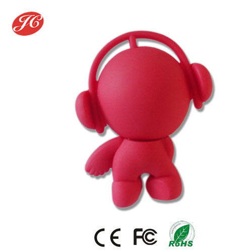 Cute Music Man Style USB 2.0 Flash Drive Red / White