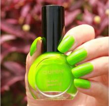 Hot red no harm nail Lacquer