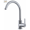 Stainless tube hot and cold water mixer taps