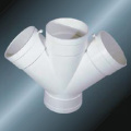 Drainage Din Upvc Y-cross Grey Color