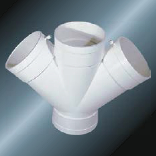 Drainage Din Upvc Y-cross Grey Color