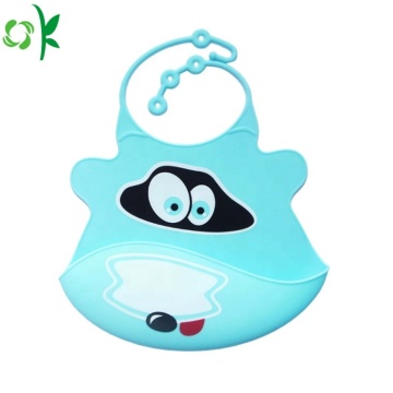 BPA Free Customized Cute Waterproof Silicone Bibs