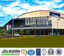 Prefabricated Steel structure house designed sopping mall and villa