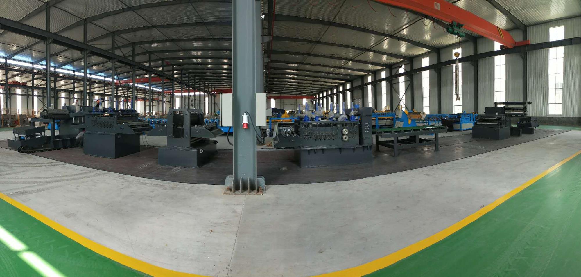 Metal Sheet Production Line Embossing Shearing And Slitting Machinery
