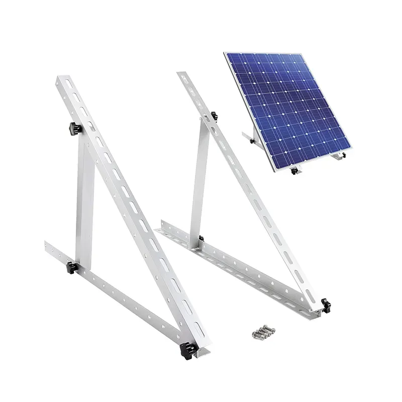 Aluminum 6005 T5 Solar Bracket for Flat Roof Mounting