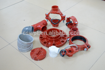 FM&UL Ductile Iron grooved Pipe Fittings