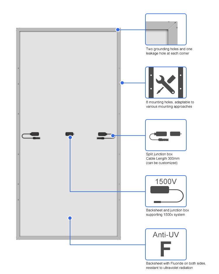 Factory direct sale 182 cell mono 535W 540W solarpanel