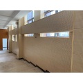 Noise Absorbing Perforated Wood Acoustic Wall Panels