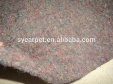 100% polyester nonwoven needle felt backing waterproof carpet underlay