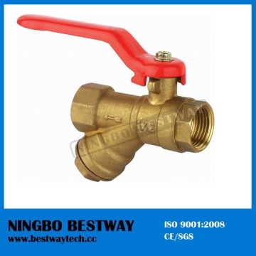 brass y strainer filter valve