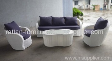 Outdoor Pe Wicker Furniture Sofa Set 