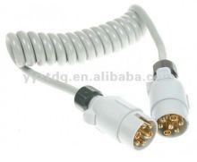 Retractable cord with trailer plug