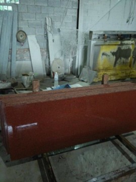 Dyed Red Panel Red plate