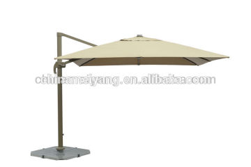 Alu. Deluxe square big Roma garden umbrella