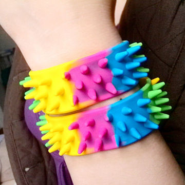 Colored , Power Sports Silicone Bracelets , Wrist Bracelet