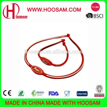Power silicone energy necklace,Silicone power energy titanium necklace
