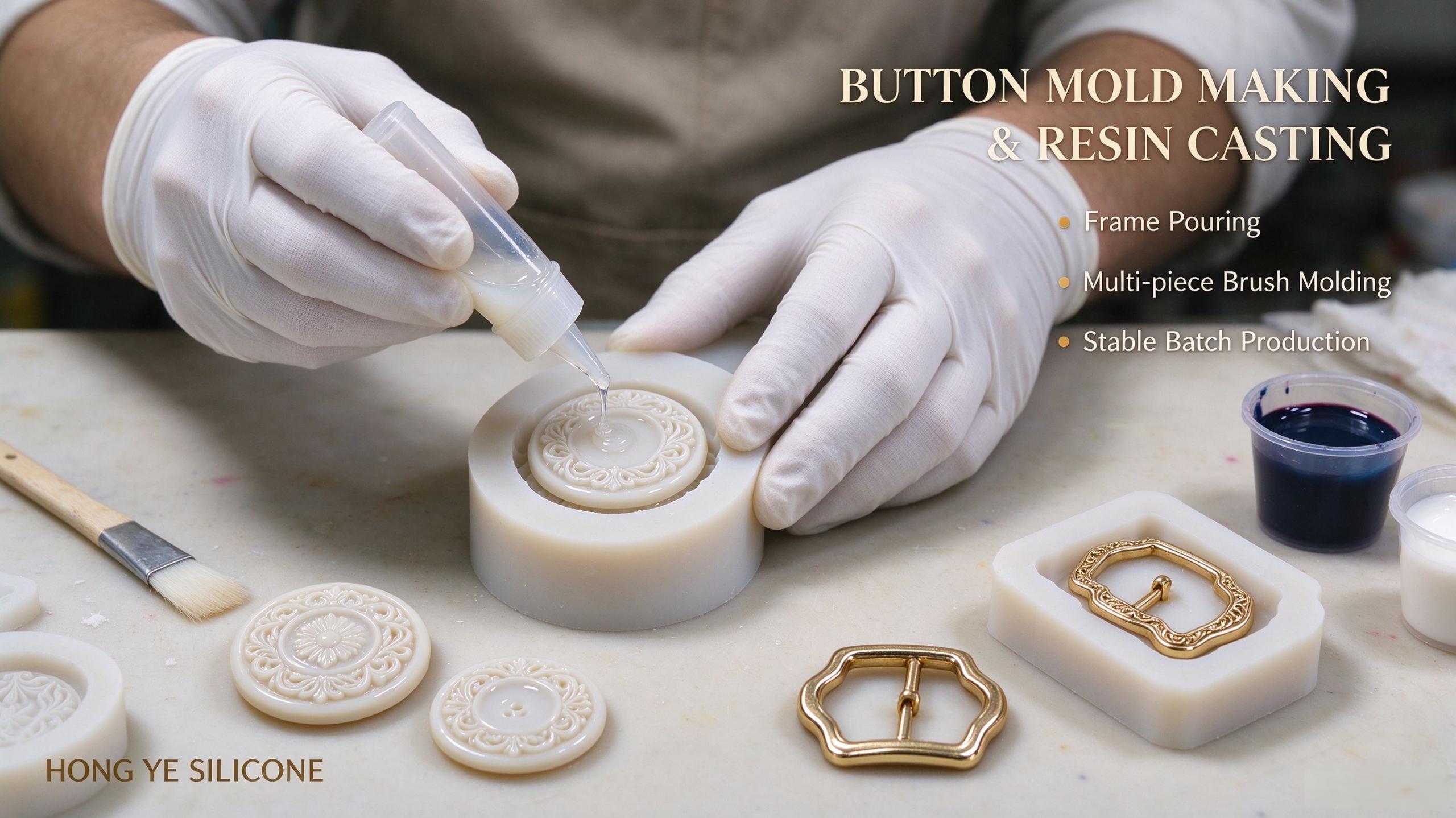 Badhanka Resin Mold Silicone Rubber 4 Resin Button Mold Silicone Rubber 4