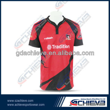 polyester rugby jersey/fancy rugby jersey