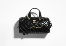 Classic Black Bowling Bag