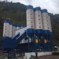 Thailand electric stationary 120m3h concrete batching plant