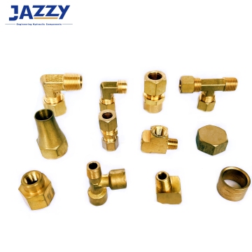 Brass Fittings for Hydraulic Hose and Pipe - JAZZY Push-On Barbs and Forgings