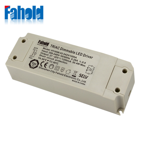 Non-flicker 45w electronic triac dimmable driver