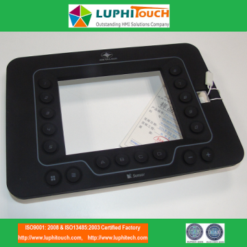 Backlight Rubber Keypad Metal Backer PCB Circuit Keypad