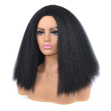 Synthetic bob short yaki straight wigs for black women