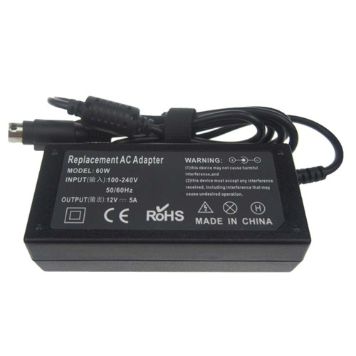 schakelvermogen ac dc adapter 12v5a rond 4pin