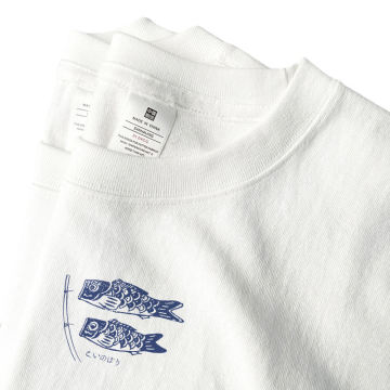 T-shirt de algodão compacto de algodão compacto