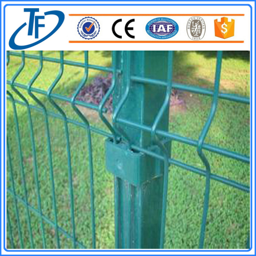 Metalowe ogrodzenie z twardego metalu z PVC 3D