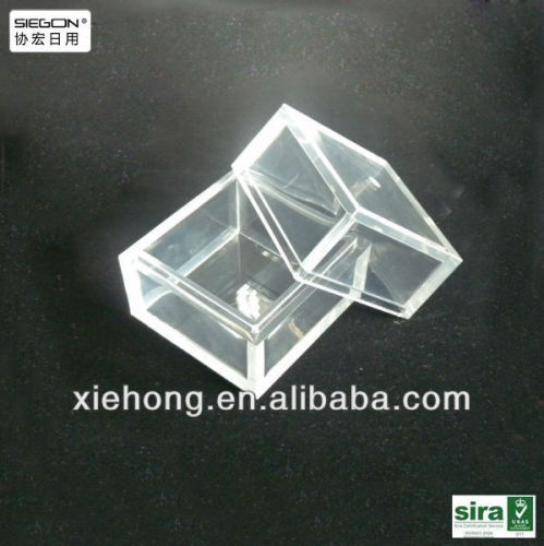 high transparent Acrylic jewelry box with cover