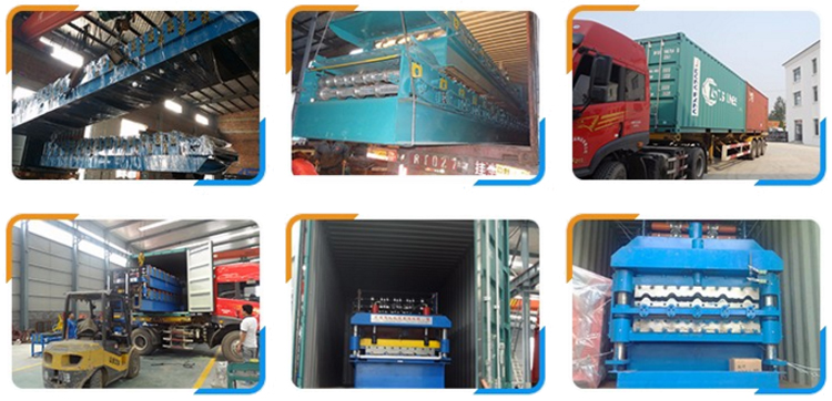 Cangzhou customized perforated metal door roller shutter roll forming machine
