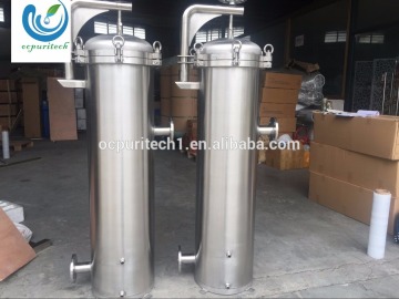 sanitary stainless steel water filter housing / water filter cartridge housing type