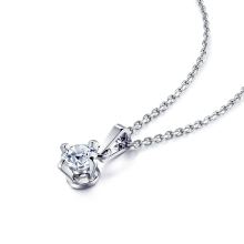 Trendy Lab Diamond Pendant and Chain Set