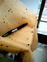 100%nylon mesh warp knitting textile flocking