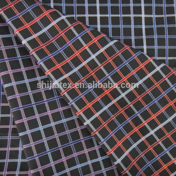 Fancy dobby check yarn dyed woven fabric for garmnet