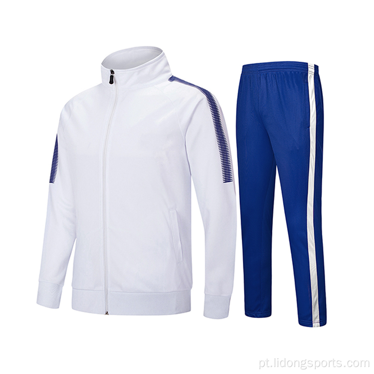 Personalizado Mens Slim Fit Sport Tracksuit / Em branco Feminino Conjuntos Atacado