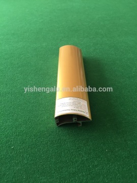 Electrophoretic gold aluminum profile for bathroom door