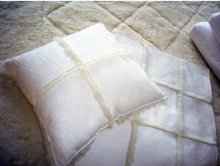 Wool Stitched Cushion Fabric Faux Fur